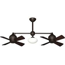 Gulf Coast Metropolitan Ceiling Fan Gulf Coast Dual Tiltable Motors Oil Rubbed Bronze Finish With Lighting Double Ceiling Fan Dual Ceiling Fan Ceiling Fan