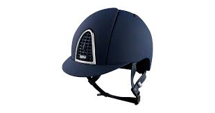 Kep Italia Riding Helmet Cromo Textile Swarovski Blue Equusvitalis Onlineshop