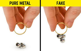 Vinegar can be used to test gold and it is one of the best methods for testing gold available at home. 12 Useful Tips On How To Spot Fake Jewelry