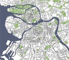Saint pétersbourg est la plus grande ville de russie par sa taille et est surtout reconnue en europe pour son incroyable architecture. Carte Vectorielle Saint Petersbourg Russie Peintures Murales Tableaux Completement Tourisme Visite Neva Myloview Fr