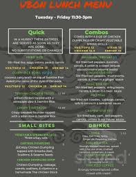 Located on the riverfront and in pa in a booming area that is growing every day. Ubon Thai Kitchen Bar Menu In Wilmington Delaware Usa