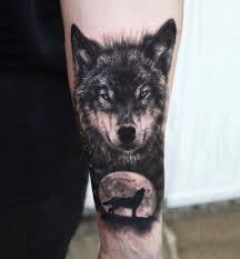 Pin By Onpointtattoos On Tattoo Pictures Wolf Tattoo Sleeve Wolf Tattoos Wolf And Moon Tattoo