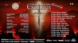 Celtic rock opera excalibur 2016 john kelly maite itoiz roberto tiranti michael sadler. Excalibur The Celtic Rock Opera Siobhan Owen