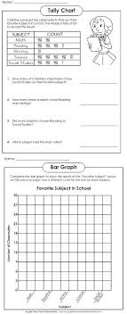 Grade First Graphing And Tally Charts Worksheets Activities