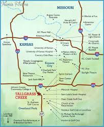 Kansas City Map Tourist Attractions Http Travelsfinders Com Kansas City Map Tourist Attractions Html