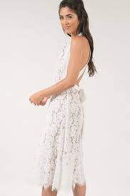 Space 46 Lace Dress White Lace Dress White Midi Dress White Lace Midi Dress Rehearsal Di Rehearsal Dinner Dresses Bridal Shower Dress White Lace Midi Dress