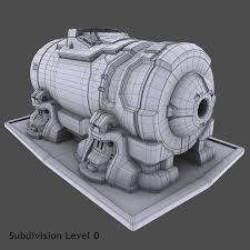 Scifi Cryopod Container Chamber 3d Model Sci Fi Props Sci Fi Sci