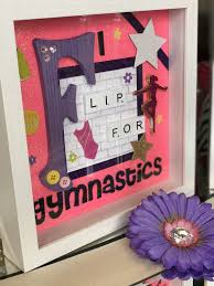 Your Gymnast Will Flip When They See This One Of A Kind Custom Made I Flip For Gymnastics Frame Art Great Gi Scrabble Art Gymnastics Wall Art Scrabble Frame