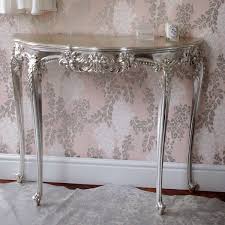 Sylvia Silver Console Table Silver Console Table French Console Table Silver Furniture