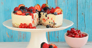 Joghurt Beeren Torte Rezept Beeren Torte Beerentorte Dessert Ideen