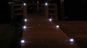 Britta Products Waterproof Puck Style Solar Dock Light Dock Lighting Solar Deck Lights Deck Lights
