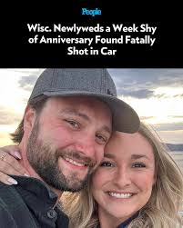 🔗: bit.ly/475j3Rb A Wisconsin couple just shy of celebrating their  one-year wedding anniversary was found dead in a car stopped