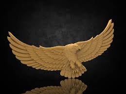 Download Download Eagle 3d Stl Model For Cnc Router Wall Decor