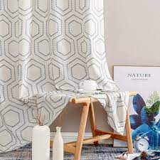 We did not find results for: Buy Blue Linen Like Window Curtains Honeycomb Embroidered Design Living Room Curtain Drapes Bedroom Bronze Grommet Window Treatment Set 1 Pair 84 Inch Online In Turkey B07z9zqrtb