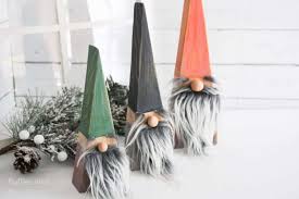 Photo to wood transfer tutorial with step by step photos and instructions. Diy Wood Block Gnomes You Can Make In Minutes