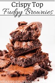 Crispy Top Fudgy Brownies Recipe Brownie Recipes Fudgy Dessert Recipes Easy