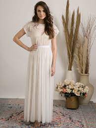 Modern Casual Lace Bohemian Wedding Dress Unique Etsy Bohemian Wedding Dress Lace Casual Beach Wedding Dress Casual Wedding Dress