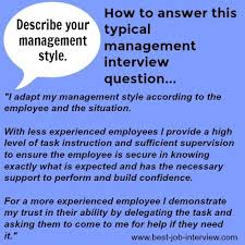 Typical Management Interview Questions Job Interview Answers Job Interview Tips Management Interview Questions
