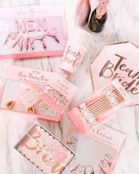 We supply everything you need to give the bride to be a party to remember! All My Hen Do Decorations Arrived Today How Exciting I M In Love With Them Though They Are All From Gi Classy Hen Party Hen Party Decorations Hen Party Gifts