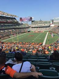 paul brown stadium section 151 home of cincinnati bengals