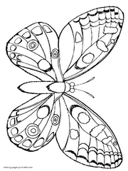 The original format for whitepages was a p. Butterfly Coloring Pages Free Printable Pictures For Kids