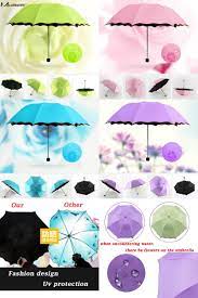 Visit To Buy Meetcute Sun Umbrella Folding Color Changing Magic Umbrella Sun Rain Protection Folding Uv Protecti Rain Protection Cheap Umbrellas Sun Umbrella
