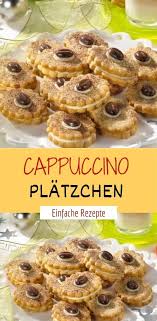 Cappuccino Platzchen Kekse Backen Rezept Rezepte Platzchen Backen Rezepte