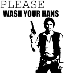 Star Wars Party Han Solo Please Wash Your Hans Bathroom Sign Print Out Star Wars Lovers Star Wars Humor Star Wars Printables