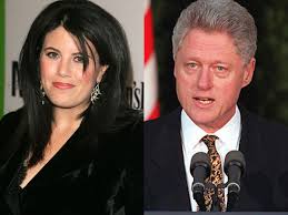 She's wearing a blue gap dress. Time To Bury The Blue Dress Monica Lewinsky Oneindia News