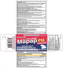 Extra Strength Mapap Pm Tablet Film Coated Major