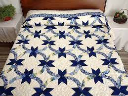 Blue And Yellow Lovers Knot Quilt Hannah S Quilts Quilts Blue Quilts Two Color Quilts