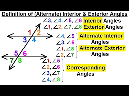 ∠a = ∠d and ∠b = ∠c. Geometry Basic Terminology 8 Of 34 Definition Of Alternate Interior And Exterior Angles Youtube