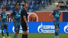 Дзюба проводил азмуна за пределы поля. Zenit Arsenal Tula Obzor Matcha 20 02 2021 Video Golov Soccer365 Ru