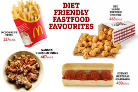 Mcdonalds Nandos And Kfc Meals Under 500 Calories
