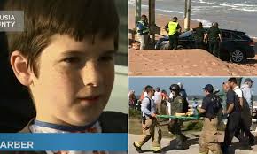 SUV crashes through barrier, hits 4 kids