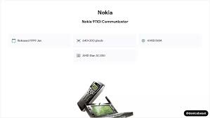 Nokia 9110i Communicator Image Gallery ...