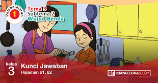 Kunci Jawaban Tema 3 Kelas 3 Halaman 61 62 Buku Tematik Kurikulum 2013 Revisi Buku Kunci Kurikulum