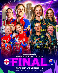 T20 WORLD CUP FINAL DAY! 🔥 Australia take on England in the final of the 2026 Women's T20 World Cup. ⚔️ The stage is set at the iconic Lord's. Who will come