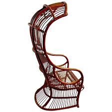 Dramatic Bamboo Hood Chair In 2020 Chair Chic Lounge Chair Bamboo