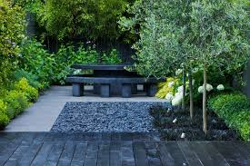 Below, vogue counts up our favourites, from the river café's thameside terrace to petersham nurseries' richmond oasis. Jet Black Garden Contemporary Garden London By Charlotte Rowe Garden Design Houzz Au
