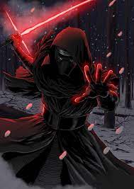 Star Wars The Force Awakens Kylo Ren By Hitokirisan On Deviantart Star Wars Painting Ren Star Wars Star Wars Images