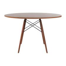 Standing out by its unique silhouette, tiptoe's design table leg brings distinction and discretion to your. Eiffel Inspired Large Walnut Circular Dining Table Walnut Wood Legs