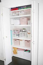 Jan 19, 2021 · double your closet's storage potential by raising the top clothing rod above standard height to free up usable space below. How I Organized My Hall Closet In One Afternoon A Beautiful Mess