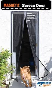 No Bugs Pets Run Free Thanks To Our Premium Magnetic Screen Door Handy And Smart Magnetic Screen Door Screen Door Dog Screen Door