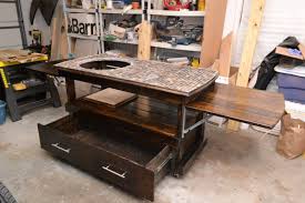 Almost Done With My First Table Big Green Egg Table Plans Big Green Egg Table Big Green Egg Outdoor Kitchen