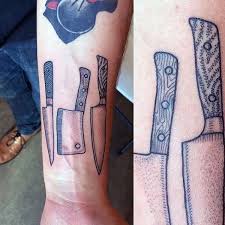 60 Tattoo Designs Couteau De Chef Pour Les Hommes Idees De Cook Encre Chef Cook Couteau Desi Tatouages Culinaires Tatouage De Cuisine Tatouage De Chef