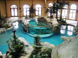 Indoor swimming pool ideas your dream best indoor pool house designs country mansion via. 50 Ridiculously Amazing Modern Indoor Pools
