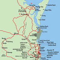 What makes up sunshine coast holidays? Maps Sunshine Coast Australia