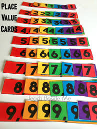 printable place value cards teach beside me