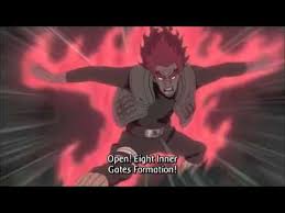 Might Guy Opens 8th Gate Of Death Guys Guy Sensei Naruto Series